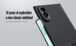 Nillkin Super Frosted FOLD Magnetic Zadní Kryt pro Samsung Galaxy Z Fold 8 Transparent Black - obrázek 5