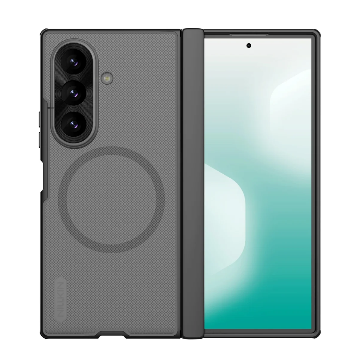 Nillkin Super Frosted FOLD Magnetic Zadní Kryt pro Samsung Galaxy Z Fold 8 Ultra Transparent Black