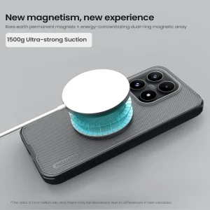 Nillkin Super Frosted PRO Magnetic Zadní Kryt pro Xiaomi 17 Transparent Black - obrázek 3