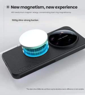 Nillkin Super Frosted PRO Magnetic Zadní Kryt pro Xiaomi 17 Ultra Black - obrázek 6