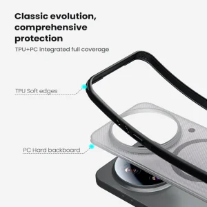 Nillkin Super Frosted PRO Magnetic Zadní Kryt pro Xiaomi 17 Ultra Transparent Black - obrázek 4