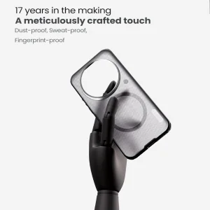 Nillkin Super Frosted PRO Magnetic Zadní Kryt pro Xiaomi 17 Ultra Transparent Black - obrázek 5