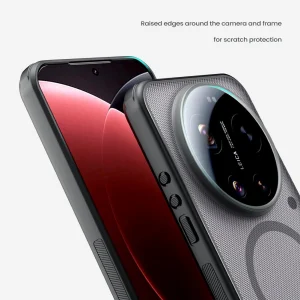 Nillkin Super Frosted PRO Magnetic Zadní Kryt pro Xiaomi 17 Ultra Transparent Black - obrázek 6