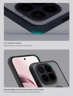 Nillkin Super Frosted PRO Magnetic Zadní Kryt pro Xiaomi 17T Transparent Black - obrázek 6