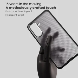 Nillkin Super Frosted PRO Zadní Kryt pro Samsung Galaxy A37 Transparent Black - obrázek 3