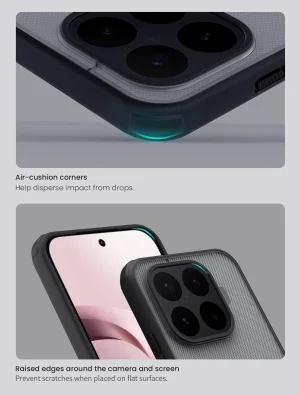 Nillkin Super Frosted PRO Zadní Kryt pro Xiaomi 17T Black - obrázek 3