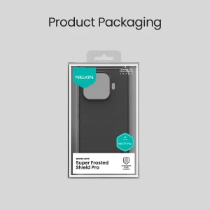 Nillkin Super Frosted PRO Zadní Kryt pro Xiaomi 17T Pro Black - obrázek 3
