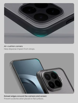 Nillkin Super Frosted PRO Zadní Kryt pro Xiaomi 17T Pro Black - obrázek 5