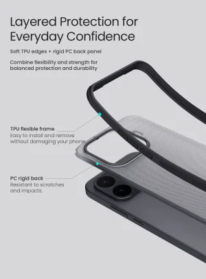 Nillkin Super Frosted PRO Zadní Kryt pro Xiaomi 17T Transparent Black - obrázek 5