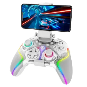 iPega 9666BH Bluetooth RGB Gamepad pro Android/iOS/PS3/PS4/PC/N-Switch White - obrázek 3
