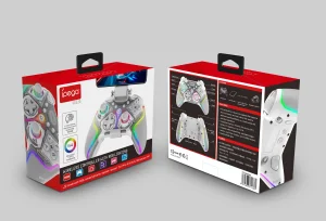 iPega 9666BH Bluetooth RGB Gamepad pro Android/iOS/PS3/PS4/PC/N-Switch White - obrázek 4