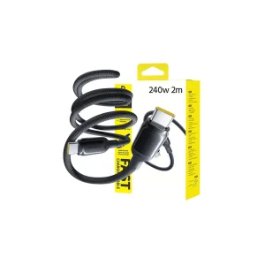 Baseus PicoGo Fast Charging Datový Kabel USB-C - USB-C 240W 2m Cosmic Black - obrázek 3