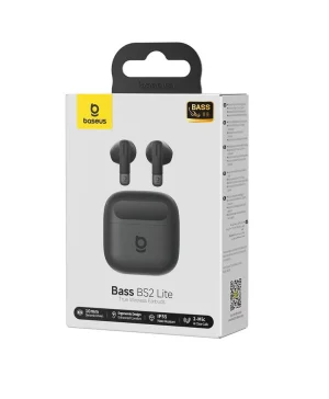 Baseus Bass BS2 Lite Bezdrátová Sluchátka Cosmic Black - obrázek 4