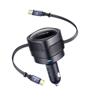 Baseus Enjoyment Max Nabíječka do Auta USB-C/USB-C 60W Cosmic Black