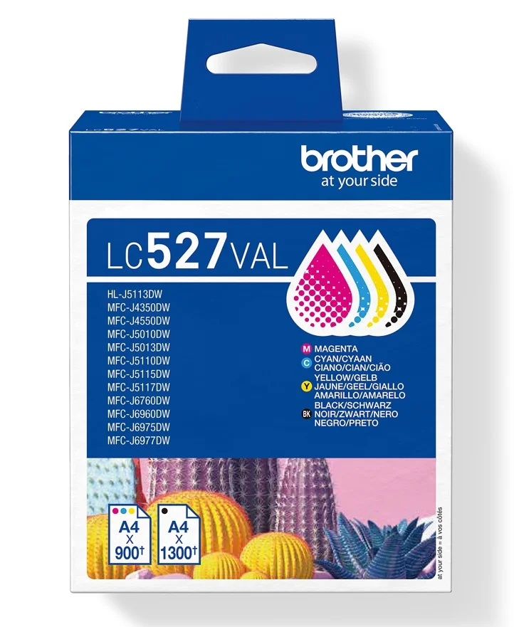 Inkoustová náplň Brother LC-527VAL barevná sada