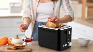 Salente ToastPro, topinkovač, nerez, černý - obrázek 2