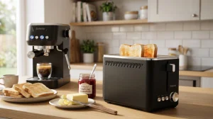 Salente ToastPro, topinkovač, nerez, černý - obrázek 8