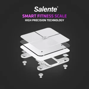Salente BodyFit, chytrá osobní diagnostická fitness váha, Bluetooth, bílá - obrázek 7