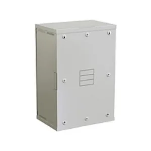 Rozvaděč nástěnný SENSA 18U 400mm, dveře sklo, RAL 7035, SENSA-18U-64-11-G - obrázek 2