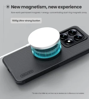 Nillkin Super Frosted PRO Magnetic Zadní Kryt pro Xiaomi 14T Pro Black - obrázek 6