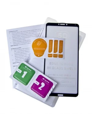 ALIGATOR Ochranné tvrzené sklo PRINT černá, Huawei Y6 2019/Huawei Y6s/Honor 8A, celoplošné lepení - obrázek 2