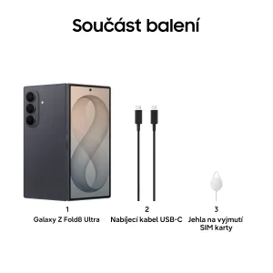 Samsung Galaxy Z Fold 8 Ultra 12GB/256GB Graphite - obrázek 4