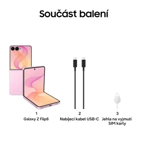 Samsung Galaxy Z Flip8 12GB/512GB Pink - obrázek 4