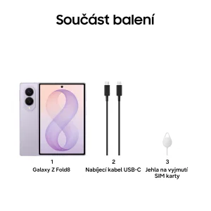 Samsung Galaxy Z Fold8 12GB/512GB Lavender - obrázek 4