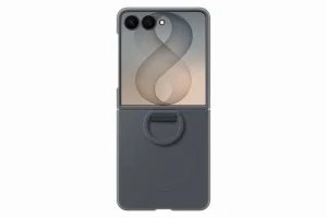 Samsung Silikonový magnetický kryt s držákem na prst pro Galaxy Z Flip8, Graphite