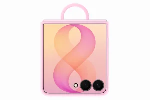Samsung Silikonový magnetický kryt s držákem na prst pro Galaxy Z Flip8, Pink - obrázek 5