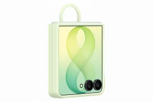 Samsung Silikonový magnetický kryt s držákem na prst pro Galaxy Z Flip8, Mint - obrázek 3