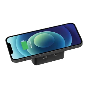 Sandberg 3in1 Magnet Powerbank 5000 mAh, magnetická powerbanka s bezdrátovým nabíjením, černá - obrázek 5