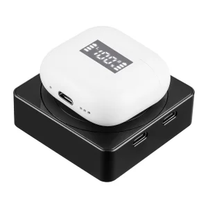 Sandberg 3in1 Magnet Powerbank 5000 mAh, magnetická powerbanka s bezdrátovým nabíjením, černá - obrázek 6