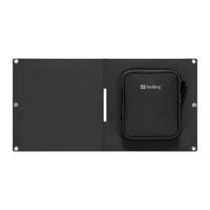 Sandberg Solar Charger 15W Lightweight, skládací solární nabíječka, černá - obrázek 2
