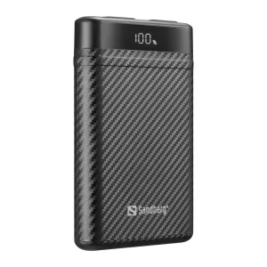 Sandberg Survivor Nano Powerbank 10000 mAh, outdoorová powerbanka s USB-C PD, černá - obrázek 2