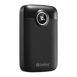 Sandberg SemiSolidState Powerbank 5000 mAh PD20W, kompaktní powerbanka, černá - obrázek 2