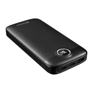 Sandberg SemiSolidState Powerbank 10000 mAh PD20W, kompaktní powerbanka, černá - obrázek 3