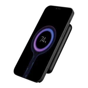 Sandberg SemiSolidState Magnet Powerbank 10000 mAh PD20W, magnetická powerbanka, černá - obrázek 2