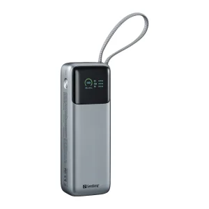 Sandberg All-in1 Powerbank 20000 mAh PD 130W, powerbanka s USB-C kabelem, černá - obrázek 5