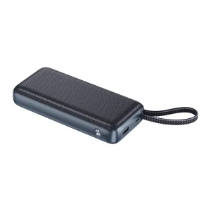Sandberg All-in1 Powerbank 20000 mAh PD 67W, powerbanka s integrovaným USB-C kabelem, černá - obrázek 2