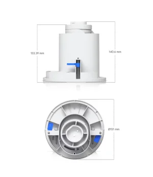 Ubiquiti UACC-G6-PTZ-ICM-W, G6 PTZ In-Ceiling Mount, bílá - obrázek 5