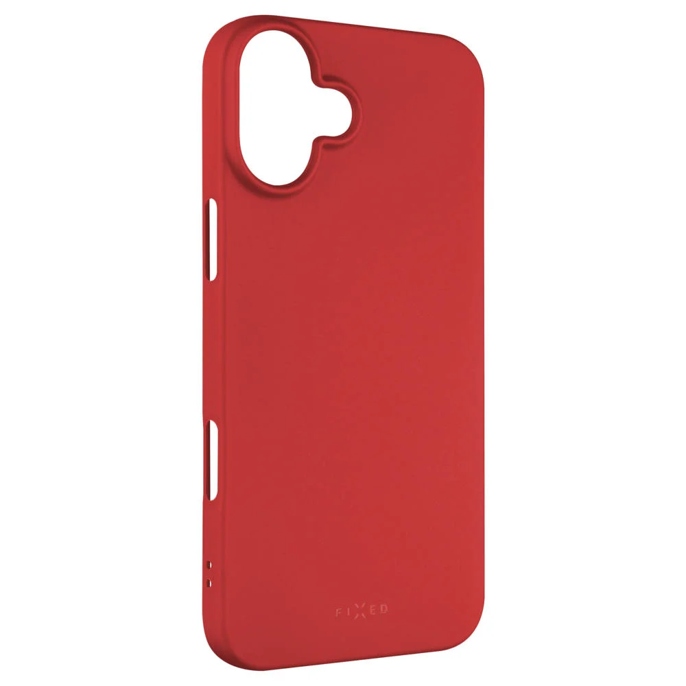 Kryt FIXED Story pro Apple iPhone 16 Plus, červený