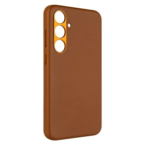 Kryt FIXED MagLeather MagSafe Galaxy S24+, hnědý