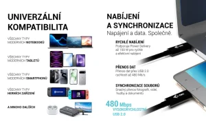 i-tec USB-C PD Charging Cable 1.8m - obrázek 6