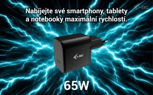 i-tec 65W USB-C PD GaN nabíječ - obrázek 3