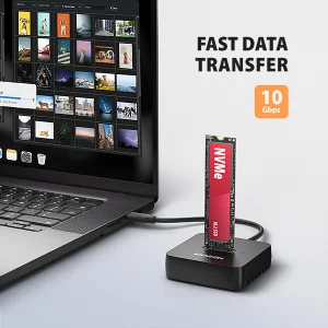 AXAGON ADSA-M2C11L, USB-C 10Gbps dokovací stanice pro 1× M.2 NVMe SSD - obrázek 4