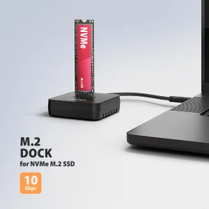 AXAGON ADSA-M2C11L, USB-C 10Gbps dokovací stanice pro 1× M.2 NVMe SSD - obrázek 6