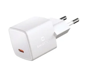 SWISSTEN MINI SÍŤOVÝ ADAPTÉR GaN USB-C 25W POWER D