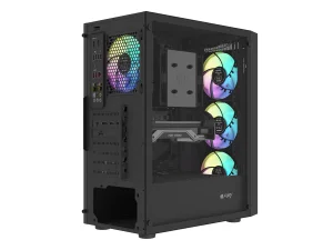 PC skříň Fury SHOBO SH8F, ARGB , Midi Tower, Černá - obrázek 10
