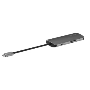 SW USB-C HUB 6-IN-1 - HLINÍK - obrázek 2